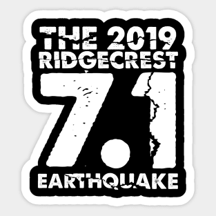 I Survived the California Earthquake 2019 Sticker